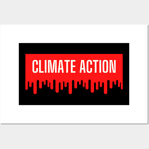 Climate Action Wall Art by oneduystore